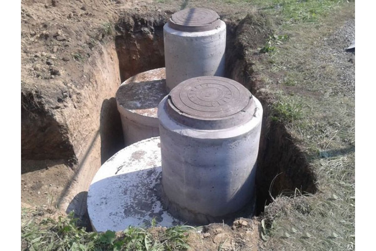 Септик из Ж\Б колец (1,5 метра)