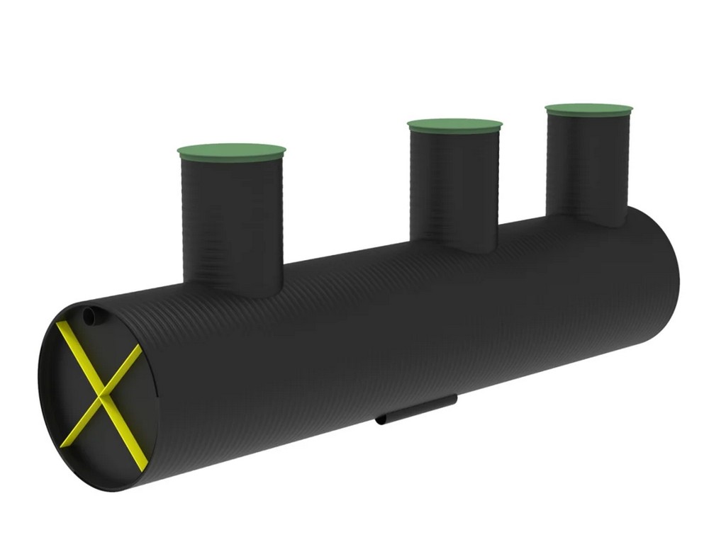 Накопительная емкость КАНН Н 5000 (5 куб. м, диаметр: 1200 мм, длина: 4400 мм)