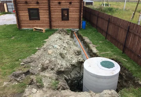 Монтаж септика
