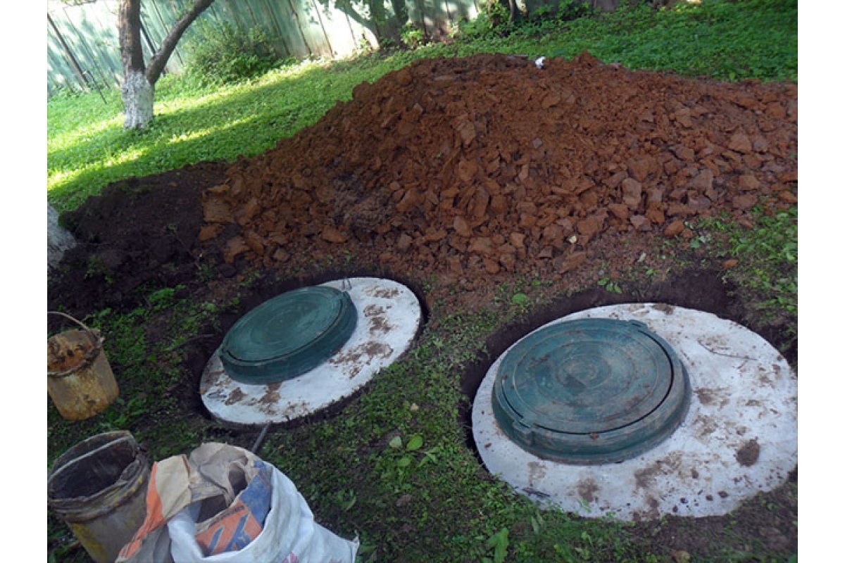 Септик из Ж\Б колец (1 метр)